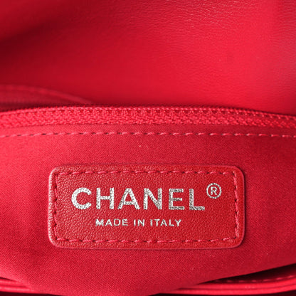 Chanel Lambskin Quilted Jumbo  3 Flap Dark Pink 5 of 9