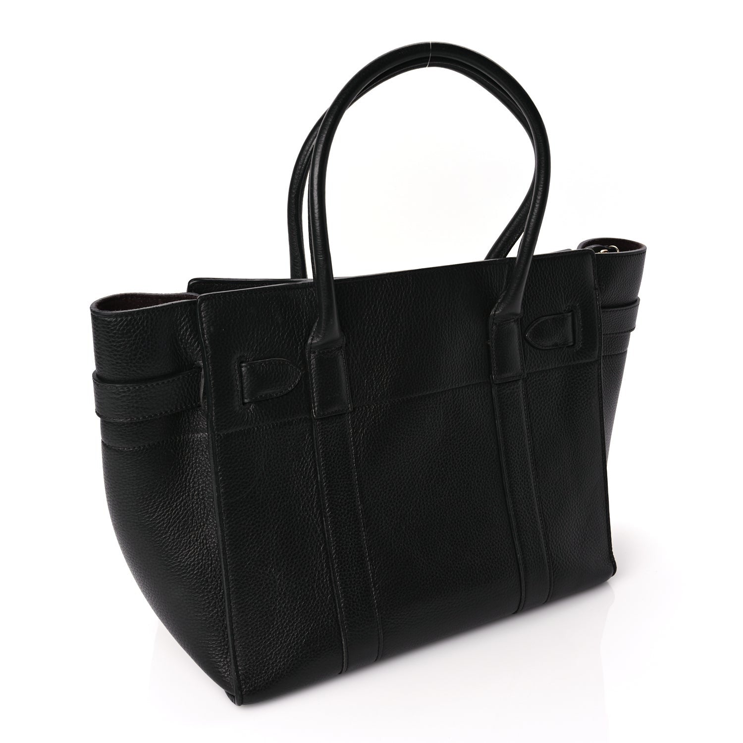 Mulberry Classic Grain Bayswater Zip Tote Black 2 of 8