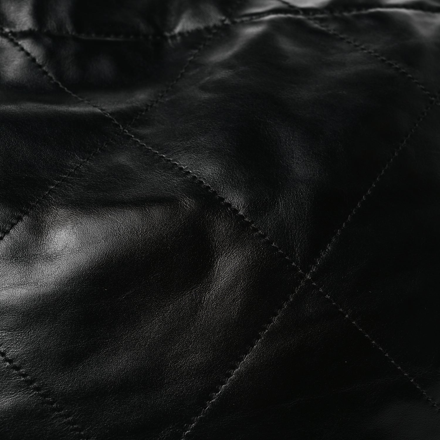 Chanel Shiny Calfskin Quilted Small  22 Black 8 of 11