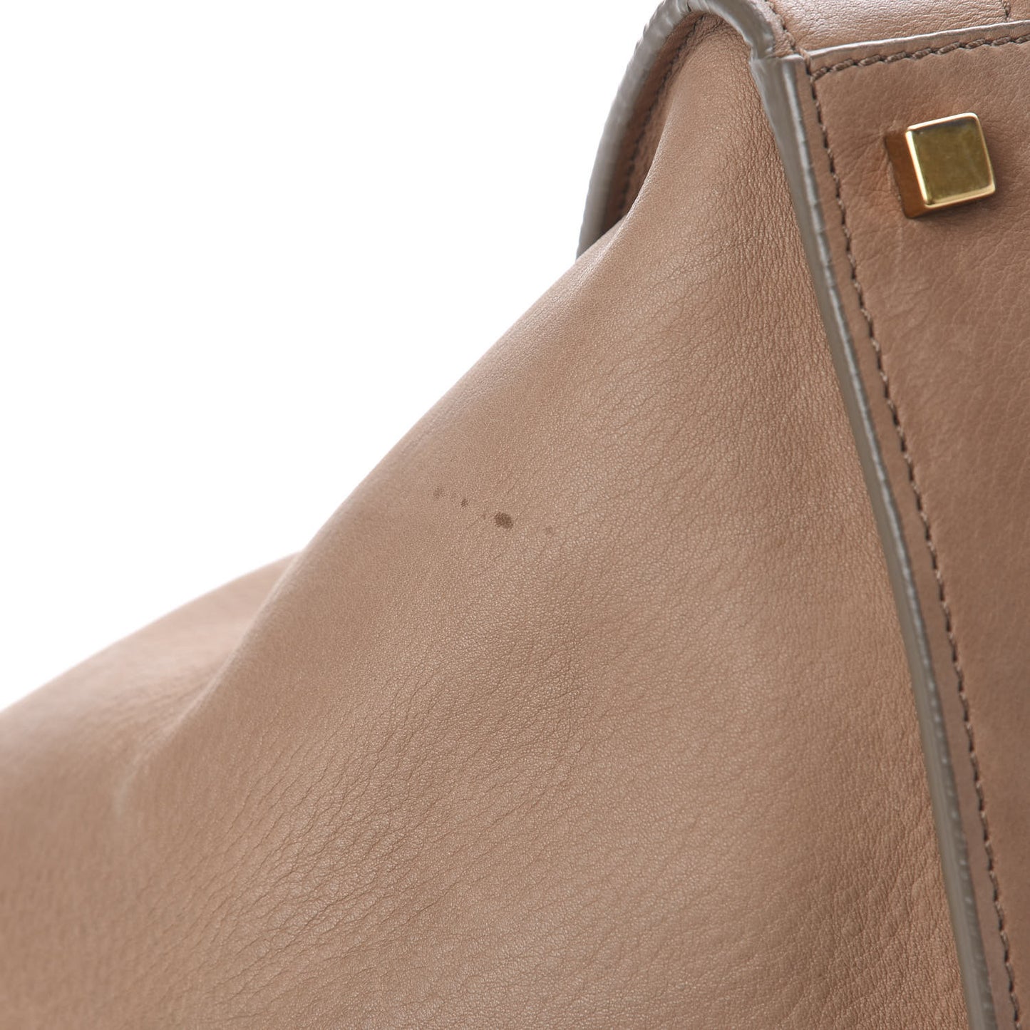 Supple Calfskin Medium Phantom Luggage Taupe