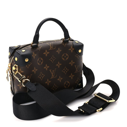 Louis Vuitton Monogram Petite Malle Souple  Black 2 of 8