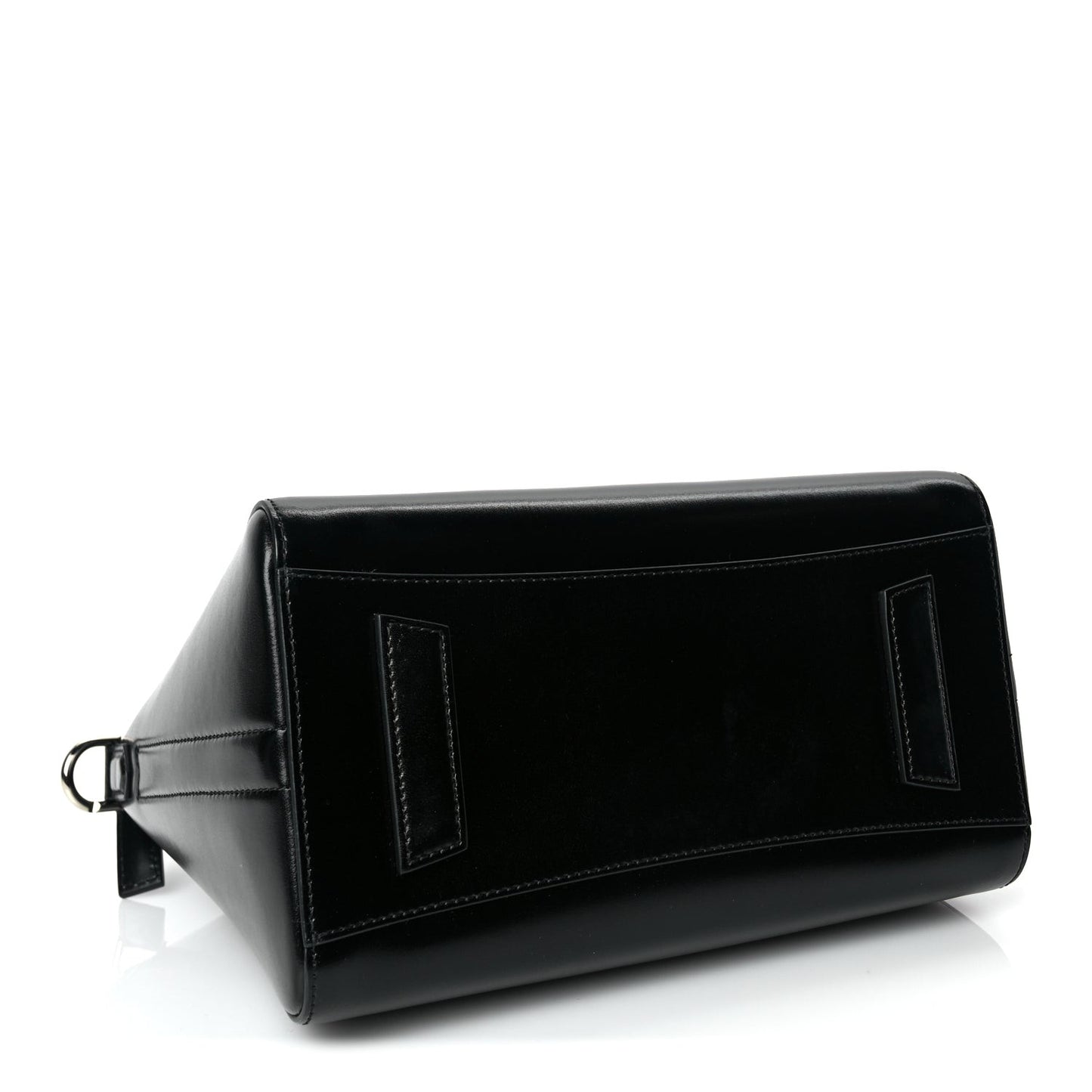 Shiny Lord Calfskin Small Antigona Black