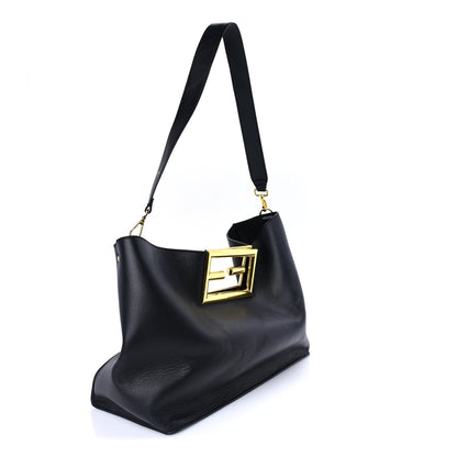 Fendi Vitello King Medium  Way Tote Black 2 of 8