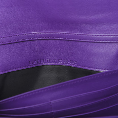 Christian Dior Patent Cannage Rendezvous Wallet Violet 6 of 7