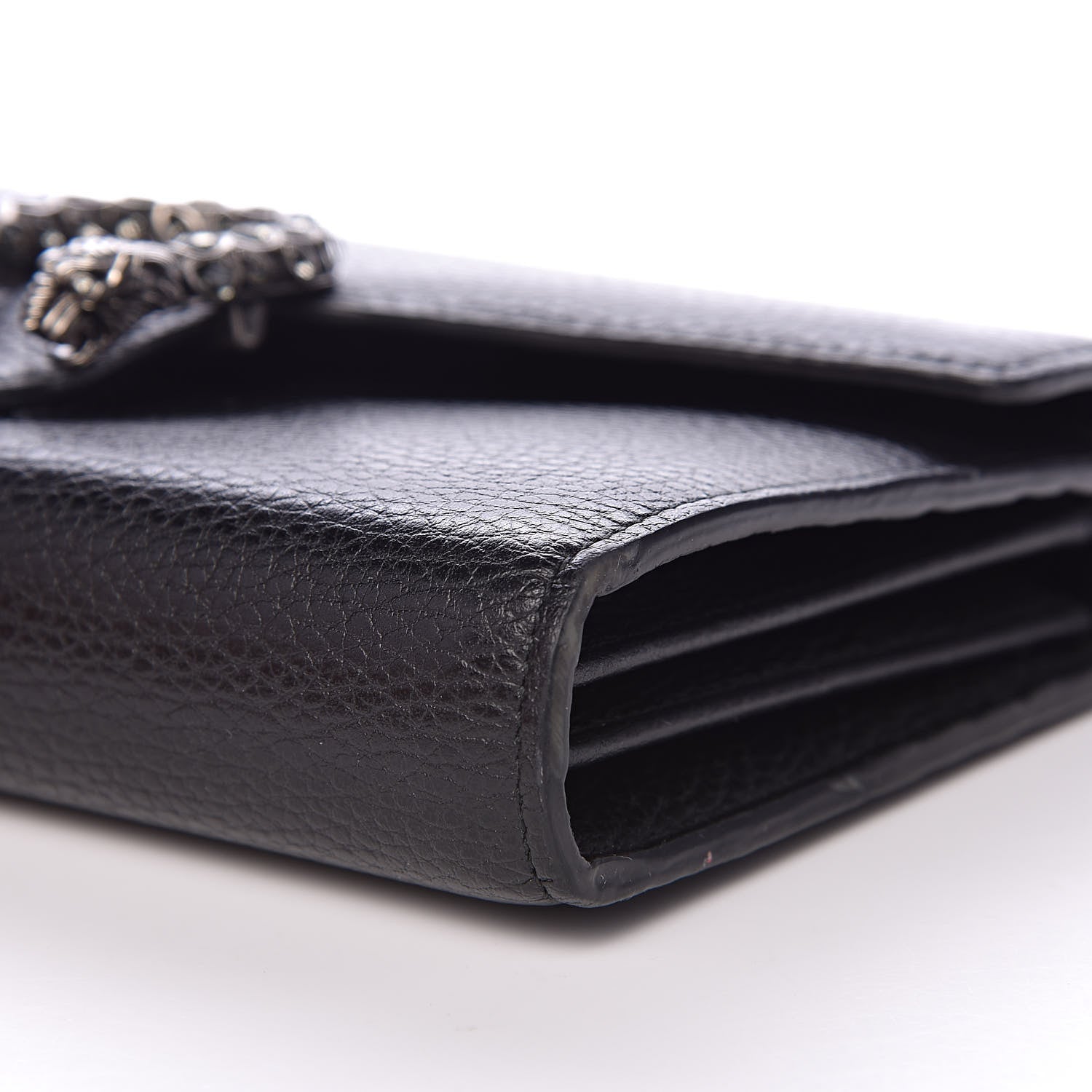 Gucci Calfskin Mini Dionysus Chain Wallet Black 10 of 11