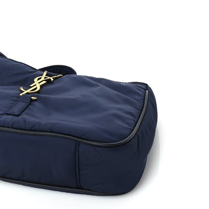 Saint Laurent Econyl Nylon Le 5 A 7 Hobo  Navy 8 of 8