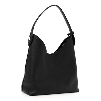 Louis Vuitton Calfskin Lockme Hobo Black 3 of 10