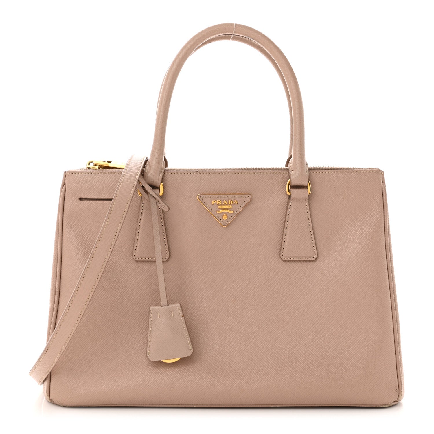 Prada Saffiano Small Galleria Double Zip Tote Cammeo 1 of 18