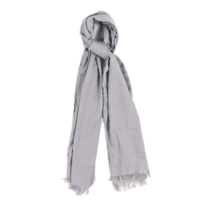 Hermes Cashmere Silk New Libris Confettis D'Ex Libris Stole Gris Nuage 1 of 6
