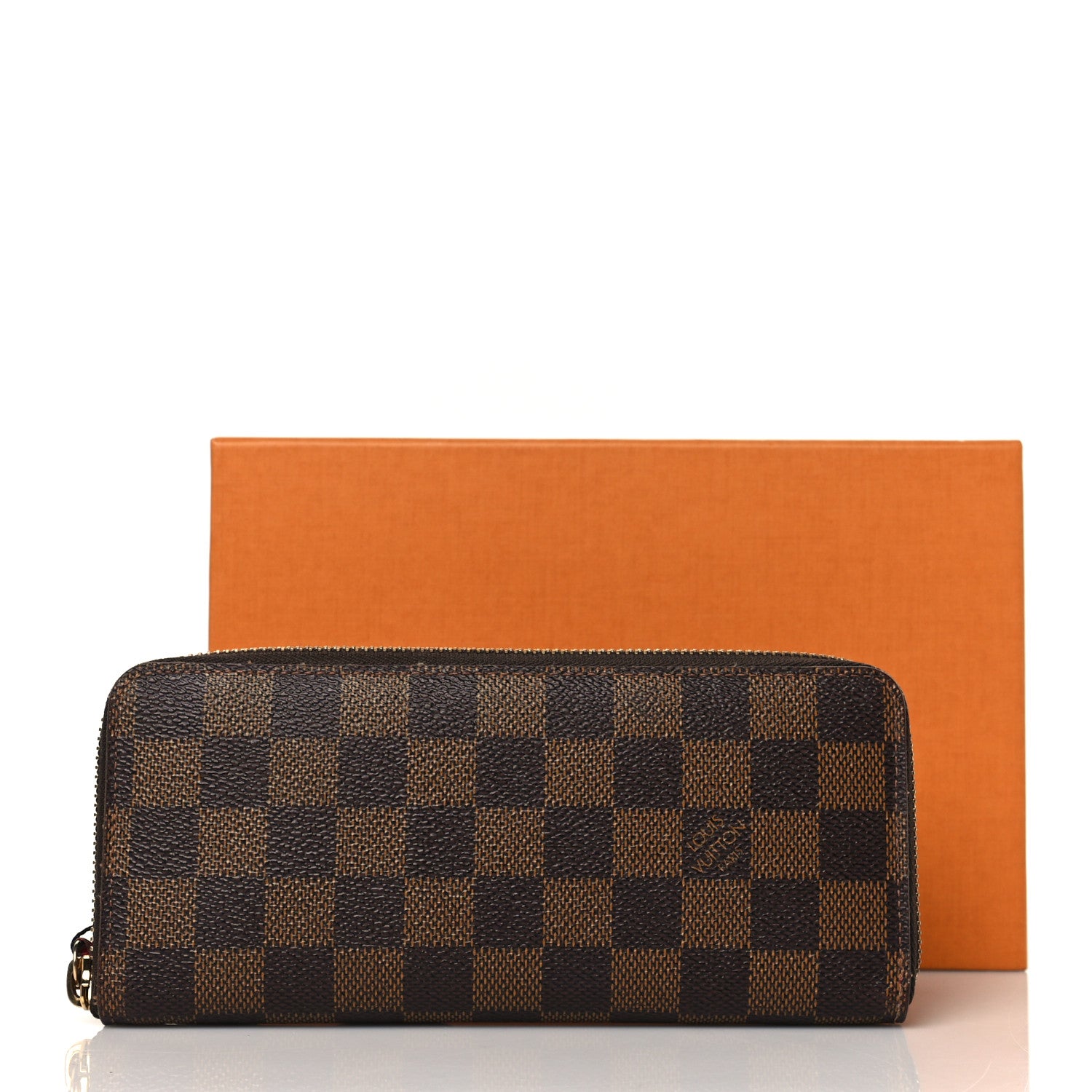 Louis Vuitton Damier Ebene Clemence Wallet Cherry 8 of 8