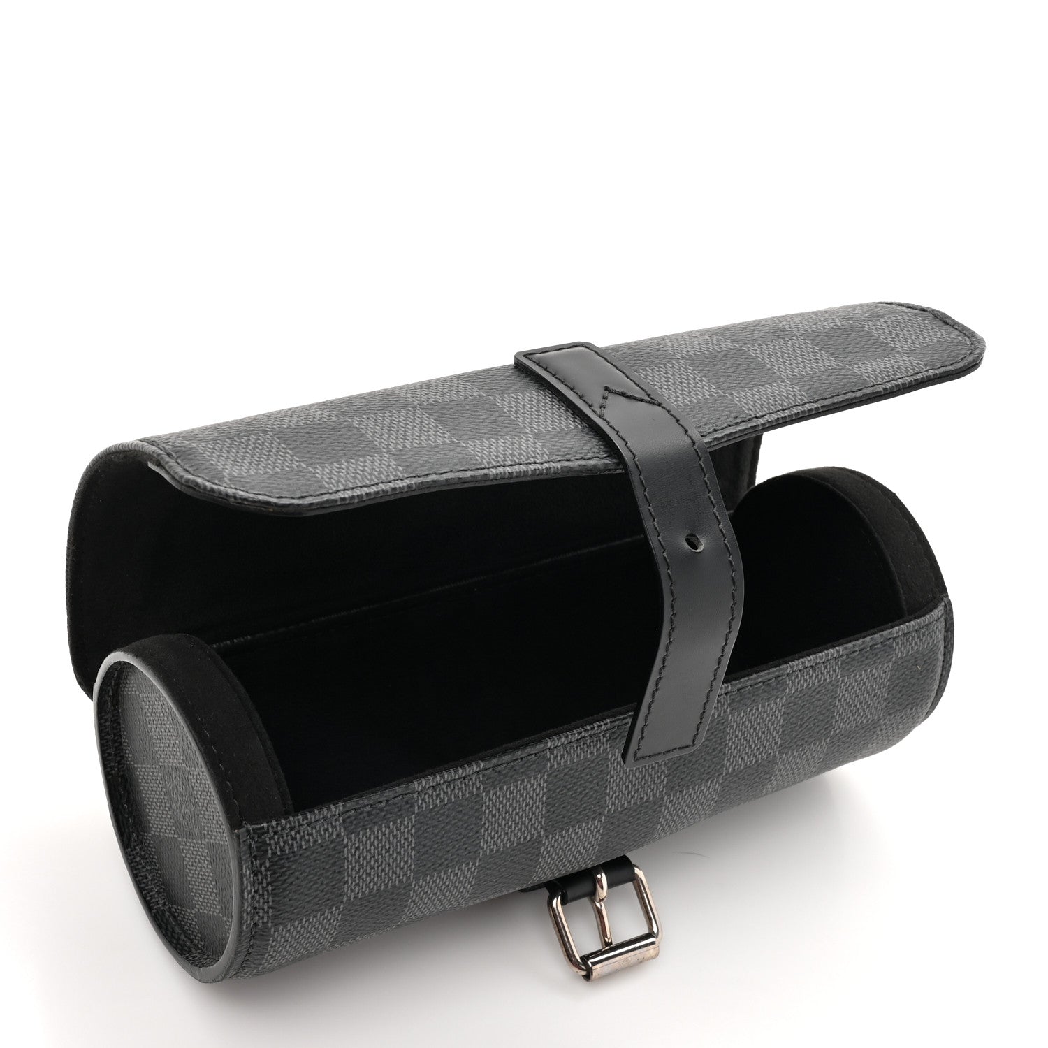 Louis Vuitton Damier Graphite 3 Watch Travel Case 6 of 9