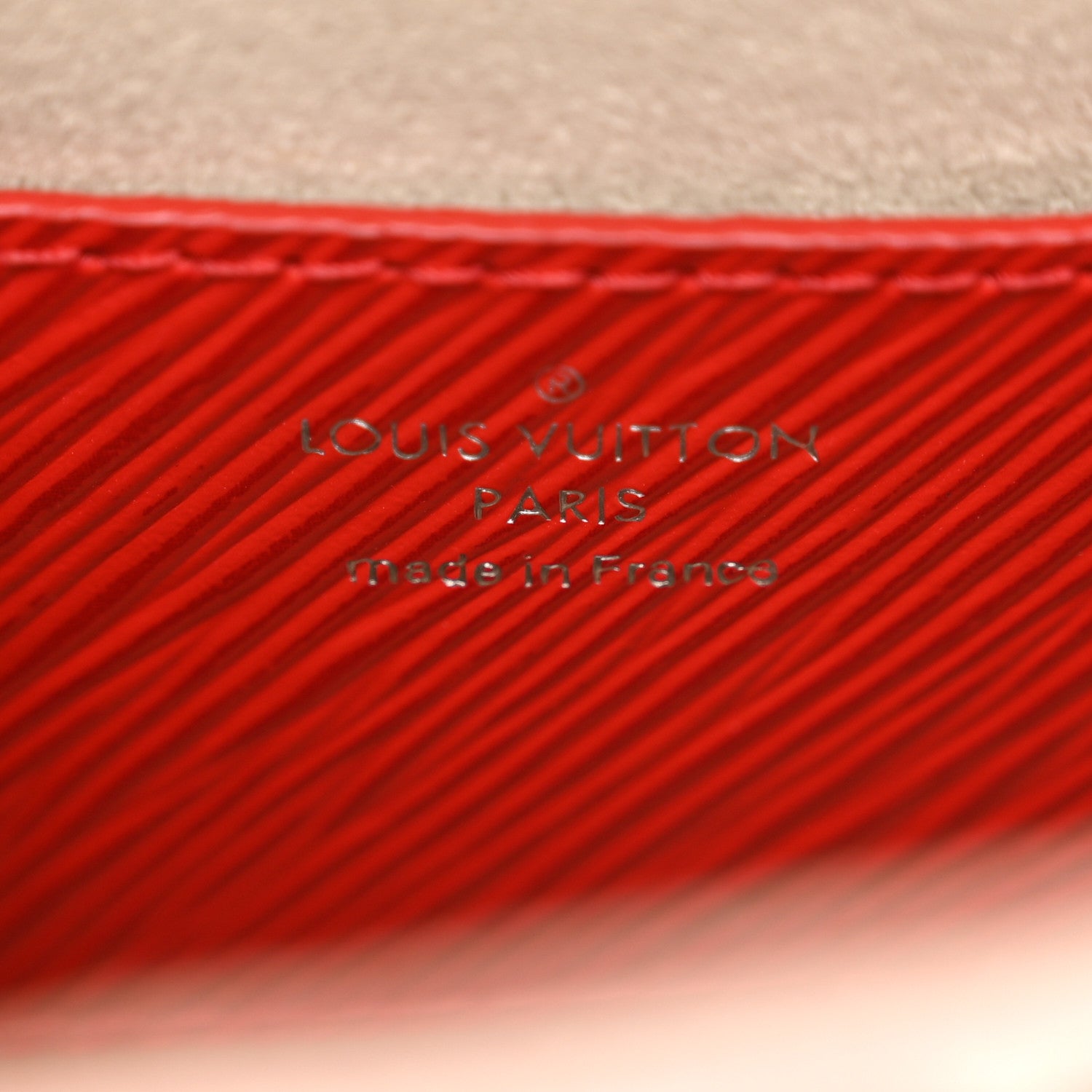 Louis Vuitton Epi Savane Twist Shoulder Bag MM Red 6 of 9