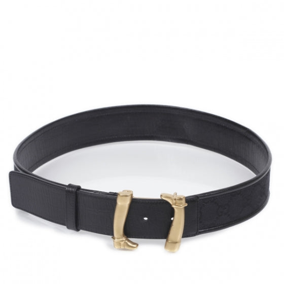Monogram Boot Buckle Belt 80 32 Black