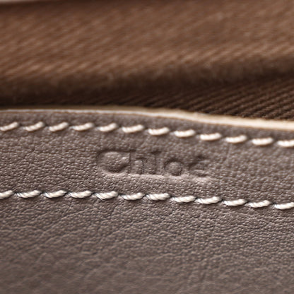 Chloe Calfskin Mini Marcie Round Crossbody Bag Cashmere Grey 6 of 7