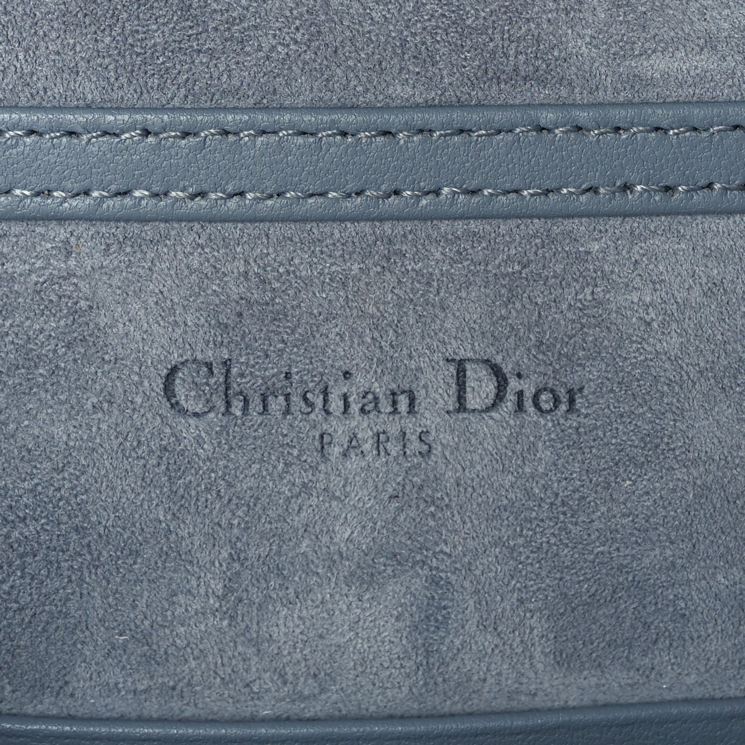 Christian Dior Lambskin Grommet Vertical Diorama Sky Blue 5 of 8