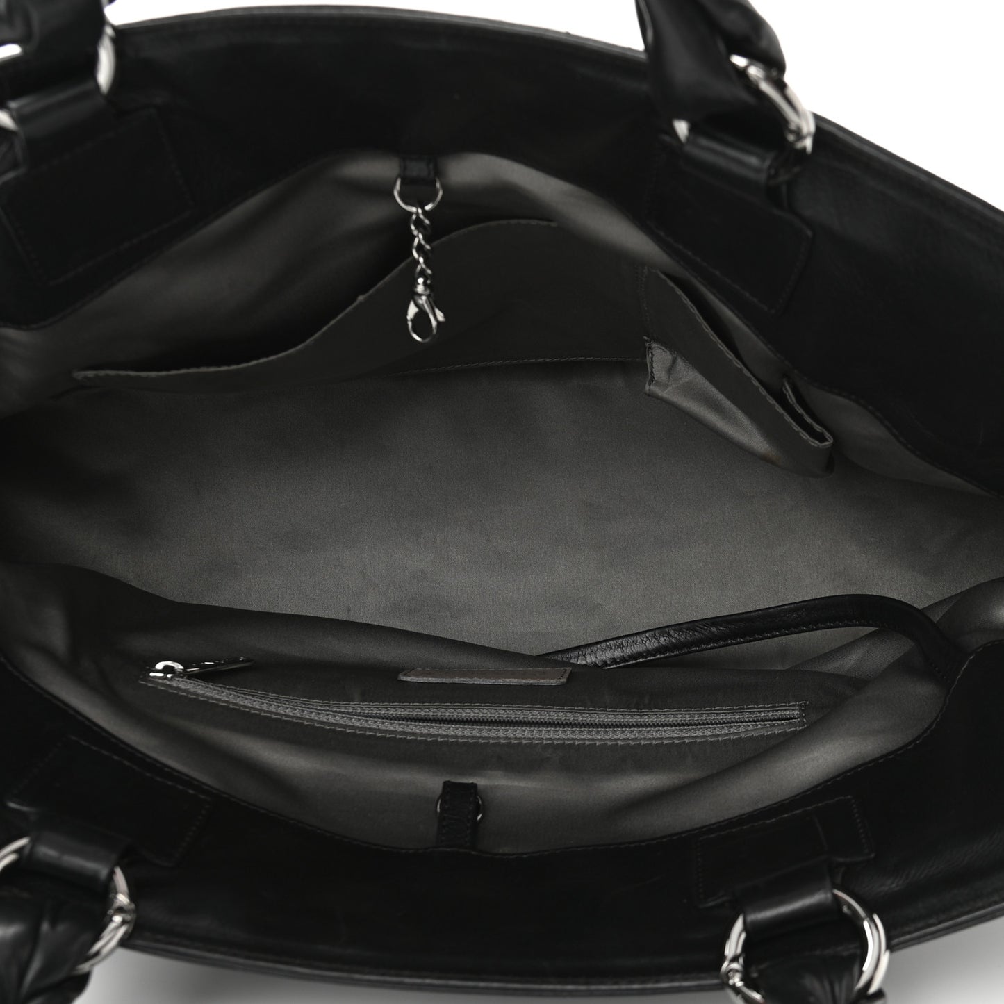 Lambskin East West Soho Shopper Black