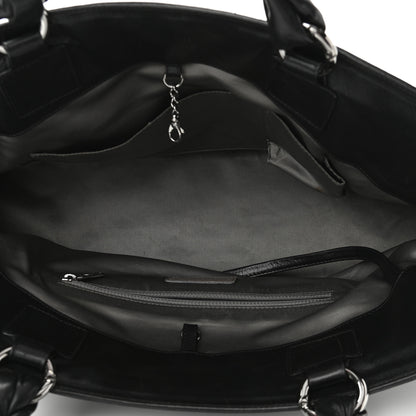 Chanel Lambskin East West Soho Shopper Black 5 of 11