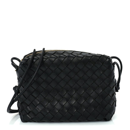 Bottega Veneta Nappa Intrecciato Medium Loop Camera Bag Black 1 of 8