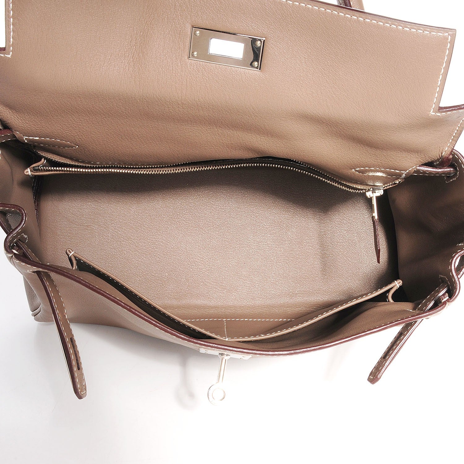 Hermes Swift Kelly Retourne 28 Etoupe 9 of 22