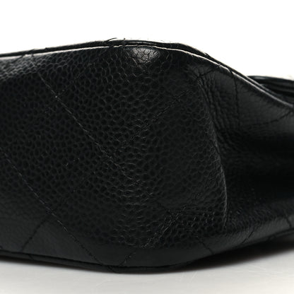 Chanel Caviar Quilted Medium Double Flap Black 10 of 13