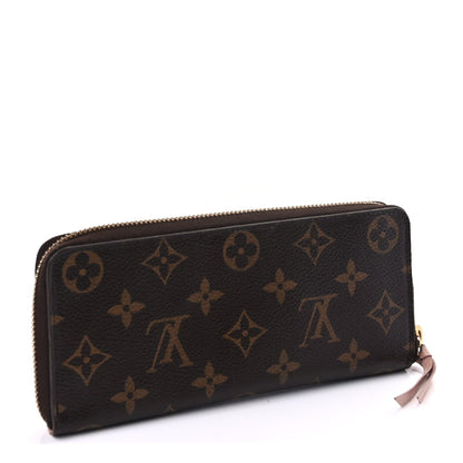 Louis Vuitton Monogram Clemence Wallet Rose Ballerine 3 of 6