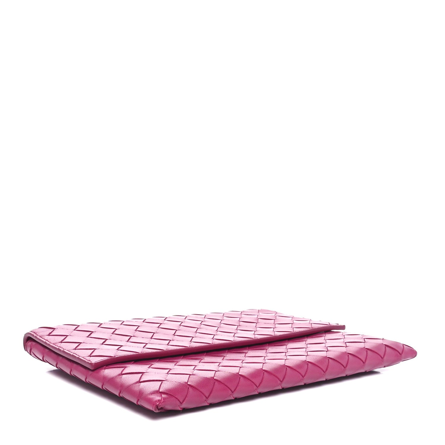 Bottega Veneta Nappa Intrecciato Flap Pouch Cinnabar 4 of 8