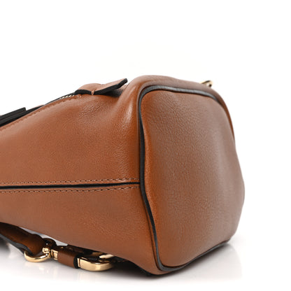 Chloe Suede Calfskin Mini Faye Backpack Tan 9 of 10