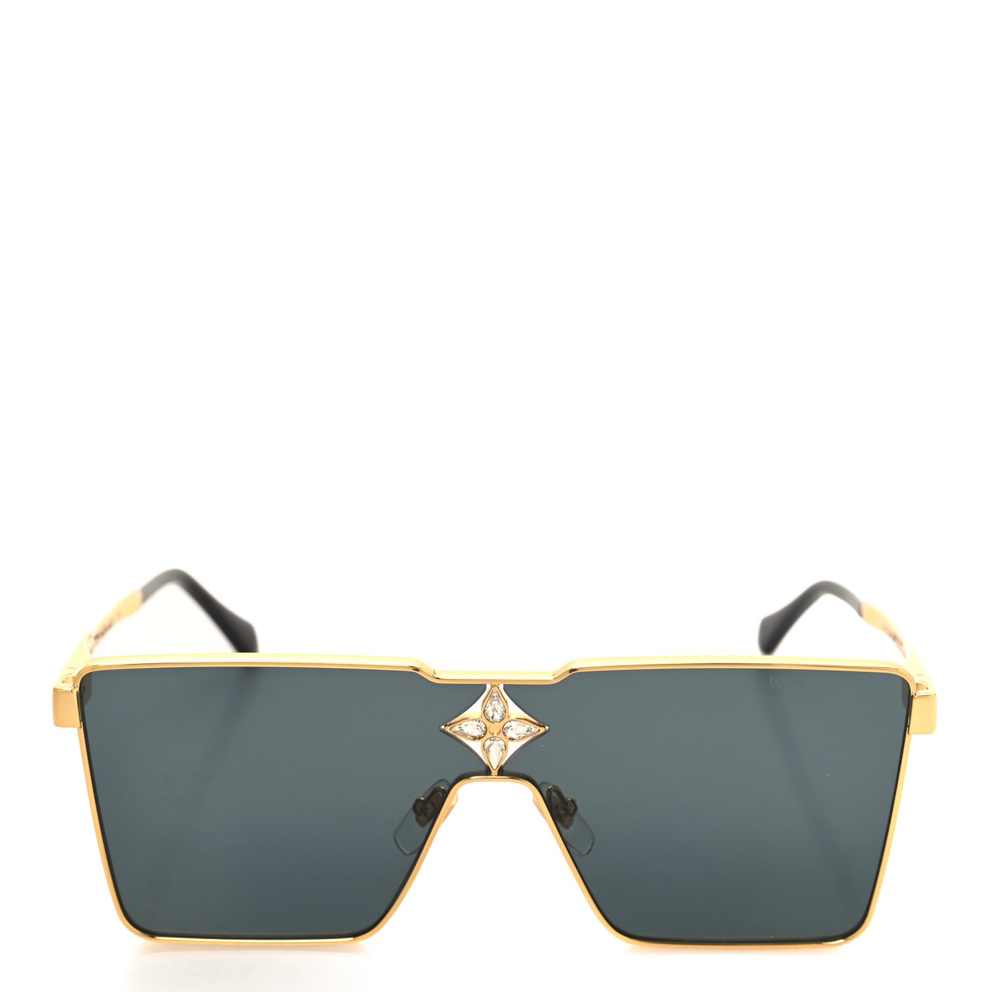 Acetate Swarovski Crystal Cyclone Sunglasses Z1700U Gold