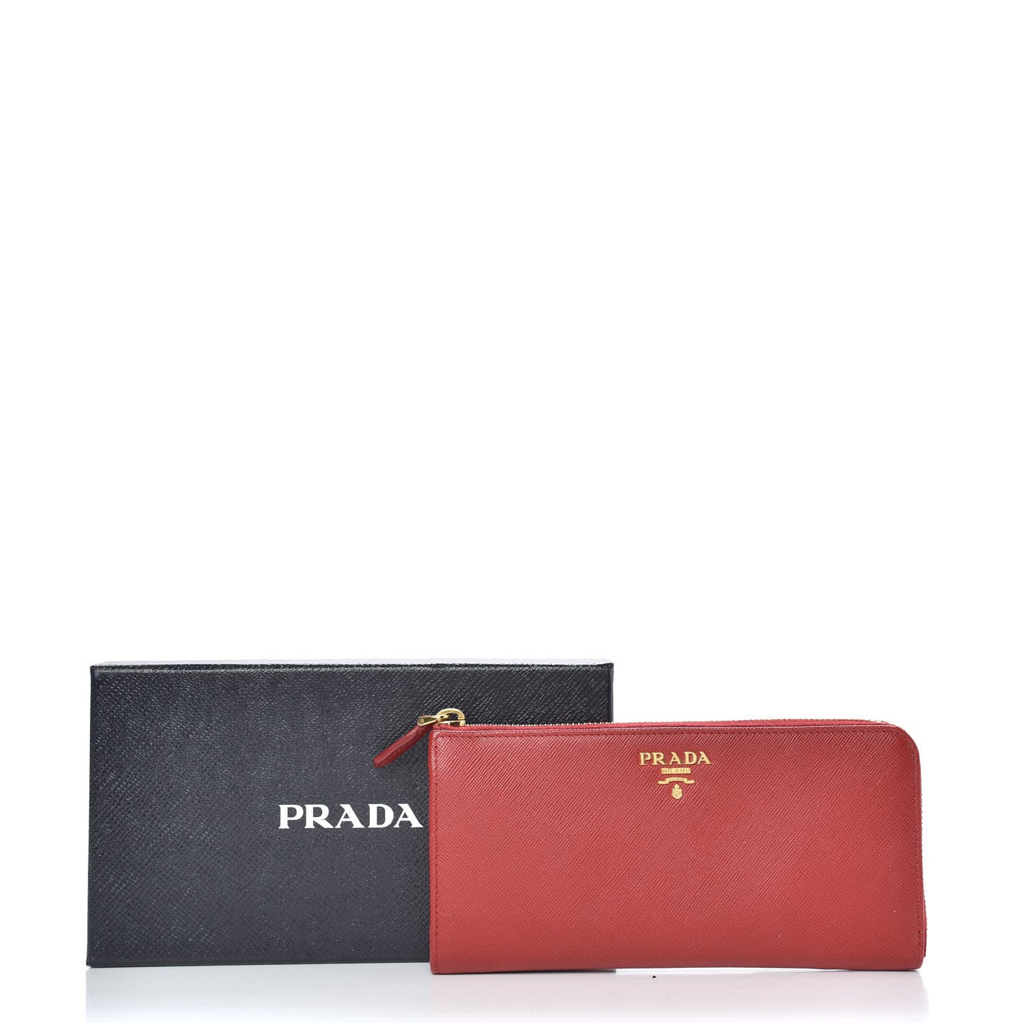 Saffiano Zip Around Wallet Fuoco