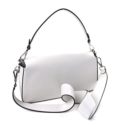 Fendi X MARC JACOBS Nappa Logo Medium Baguette White 2 of 8