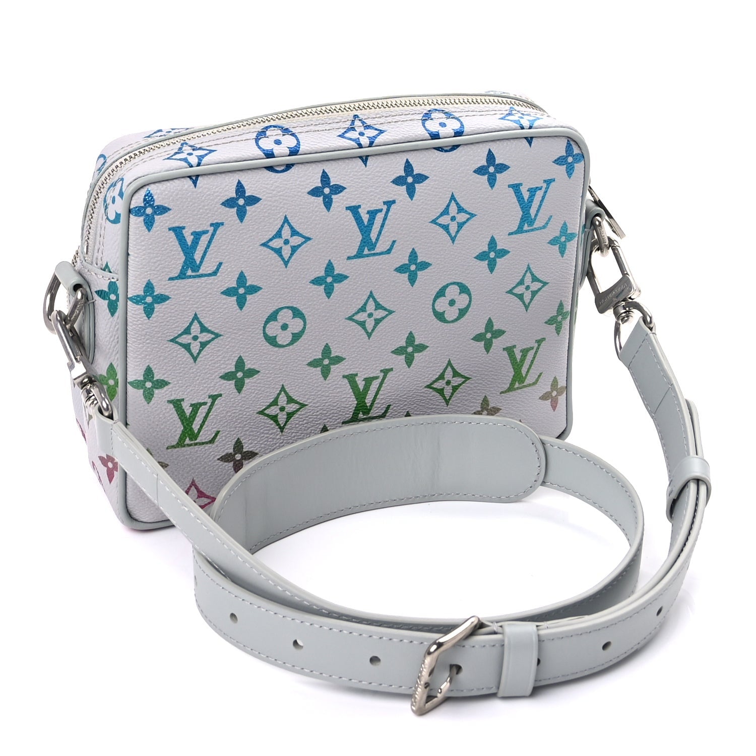 Louis Vuitton Monogram Iridescent Nil Gradient Grey 3 of 9