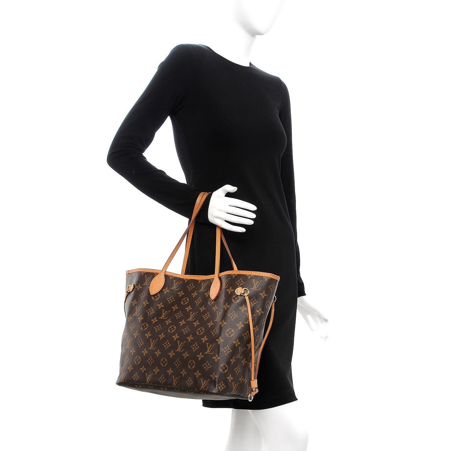Monogram Neo Neverfull MM Rose Ballerine