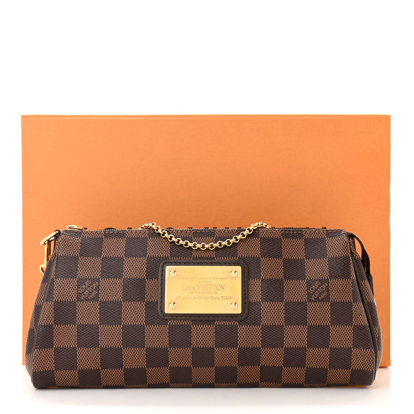 Damier Ebene Eva Clutch