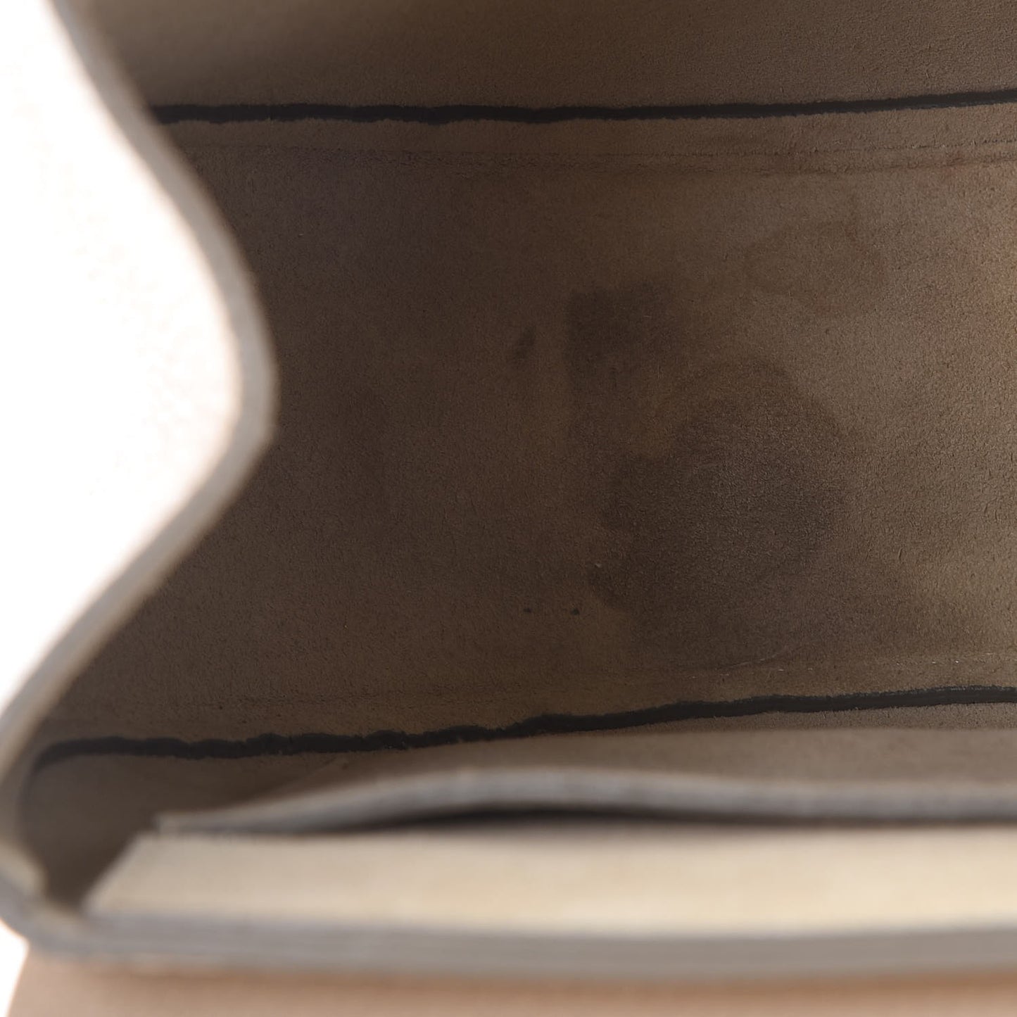 Grained Lambskin Drew Shoulder Bag Abstract White