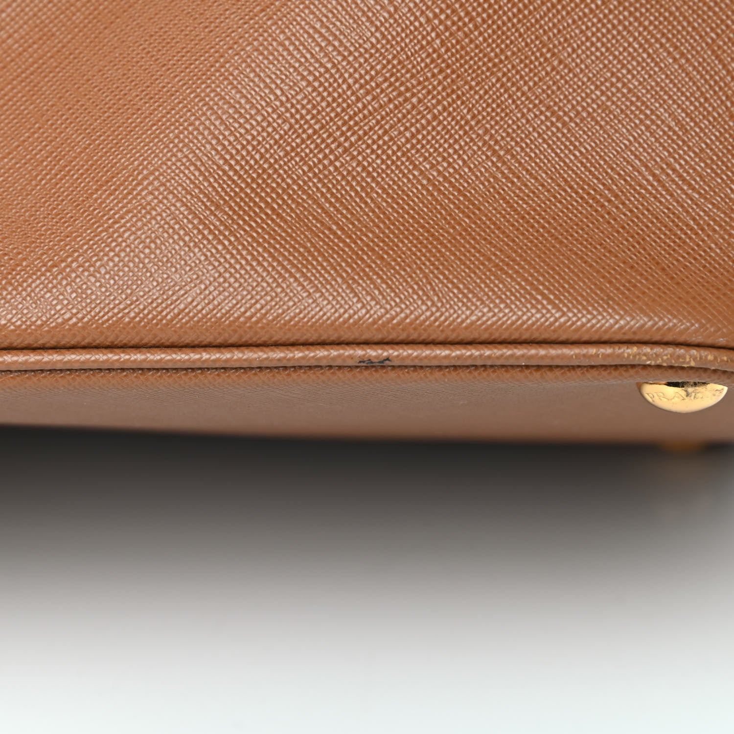 Prada Saffiano Medium Galleria Double Zip Tote Caramel 16 of 18