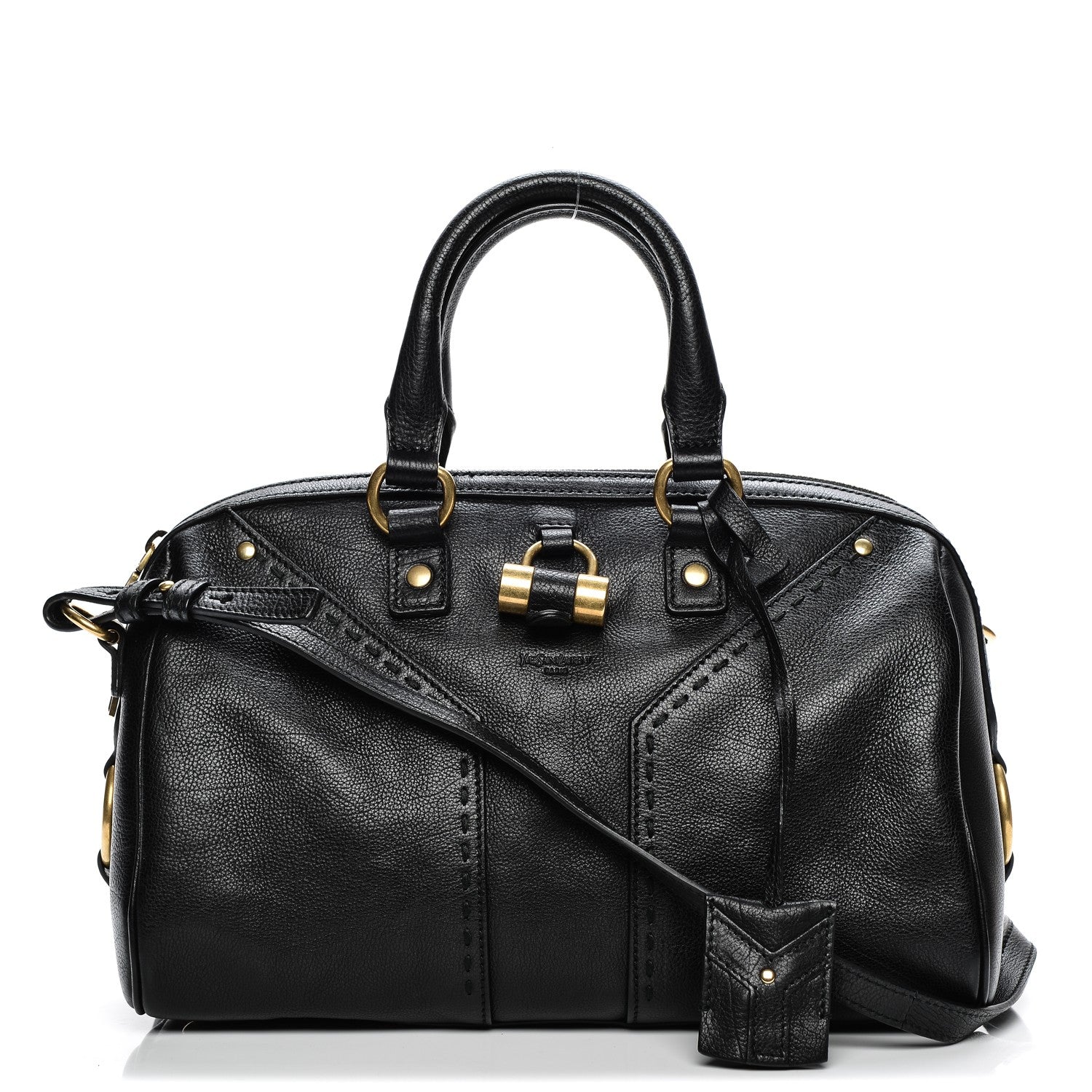 Saint Laurent Calfskin Muse Bowler Black 1 of 8