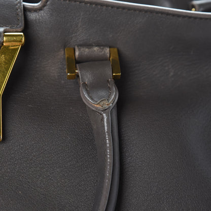 Saint Laurent Calfskin Small Classic Y Cabas Grey 19 of 24