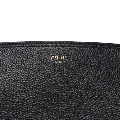 Celine Soft Grained Calfskin Medium Bucket Bag Black 8 of 9