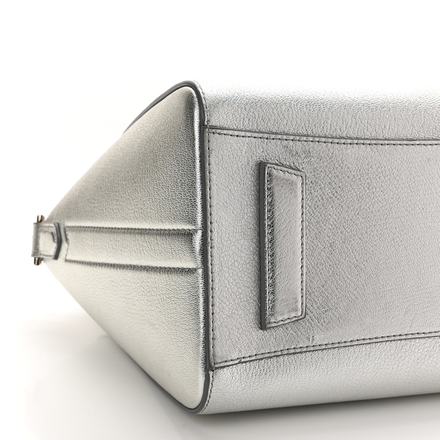 Givenchy Metallic Sugar Goatskin Small Antigona Silver 9 of 11