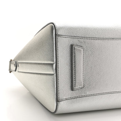 Givenchy Metallic Sugar Goatskin Small Antigona Silver 9 of 11