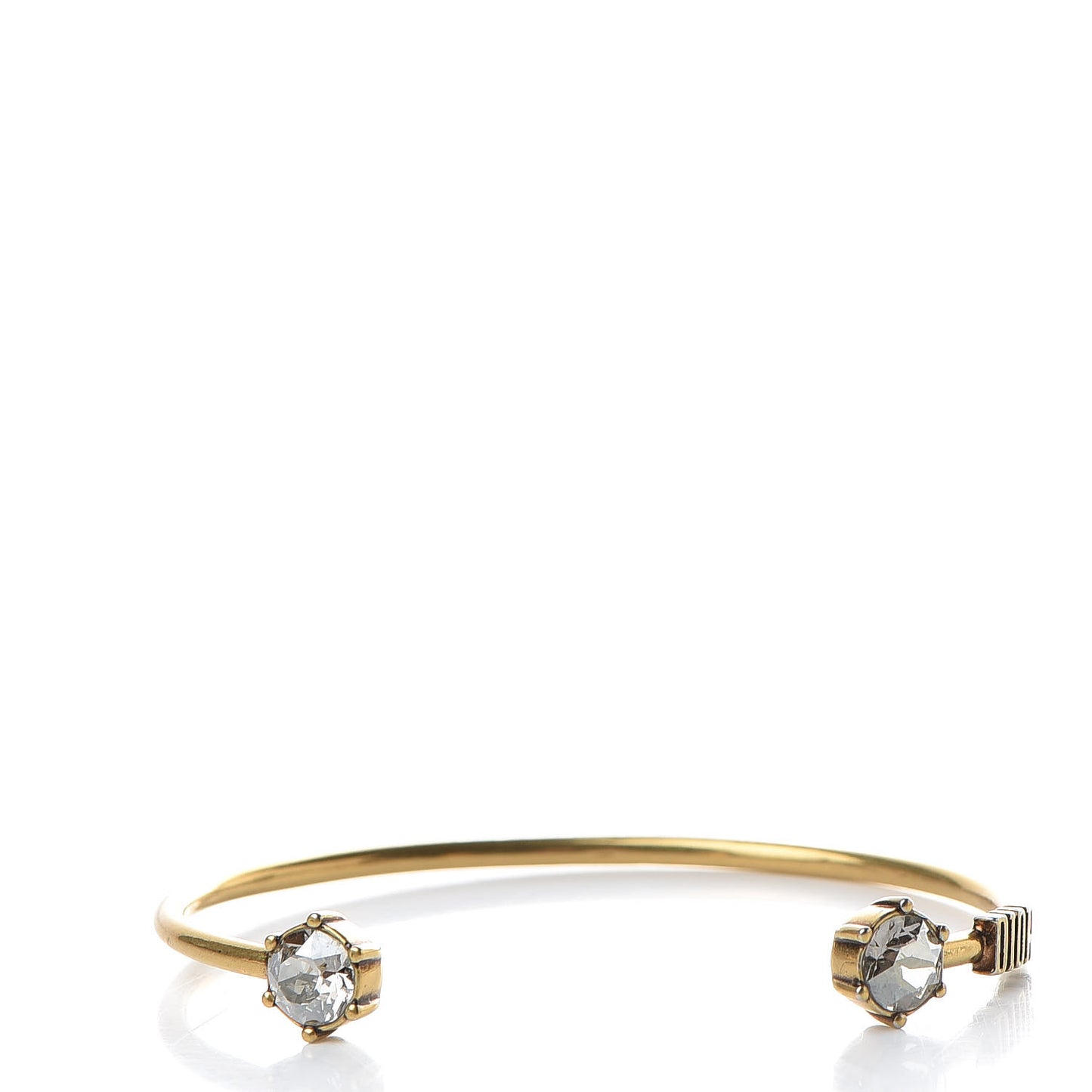 Metal Crystal Dio(r)evolution Bracelet Set Gold