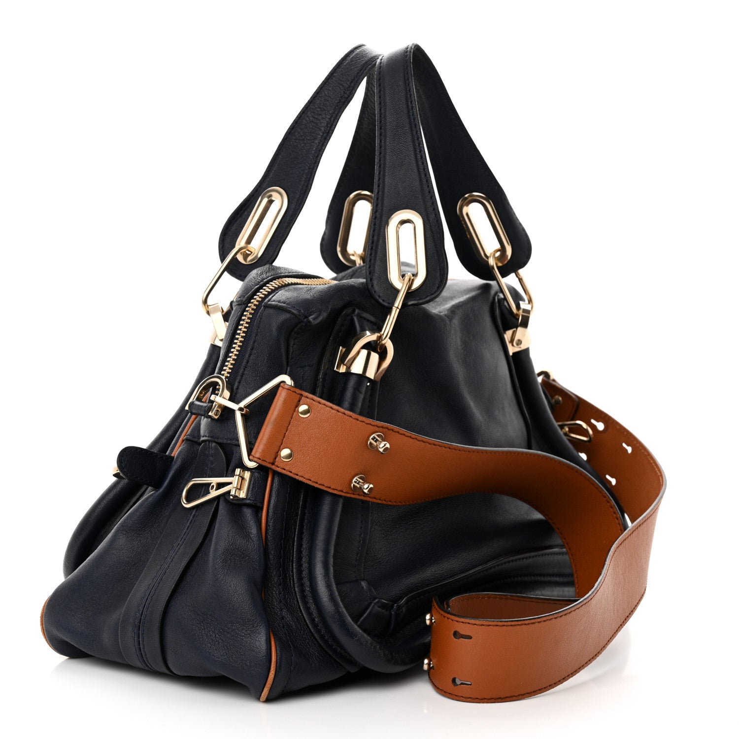 Chloe Calfskin Medium Military Paraty Blue 3 of 13