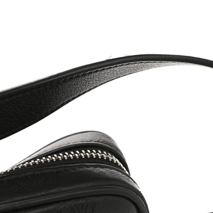 Celine Calfskin Triomphe Embossed Medium Messenger Bag Black 11 of 12