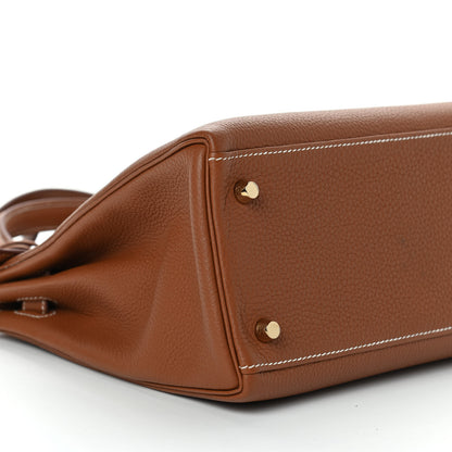 Hermes Togo Kelly Retourne 28 Gold 7 of 9