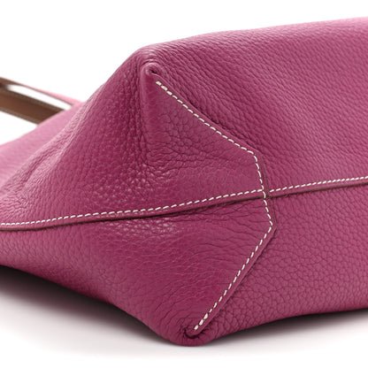 Hermes Taurillon Clemence Double Sens 36 Reversible Tote Marron Tosca 13 of 20