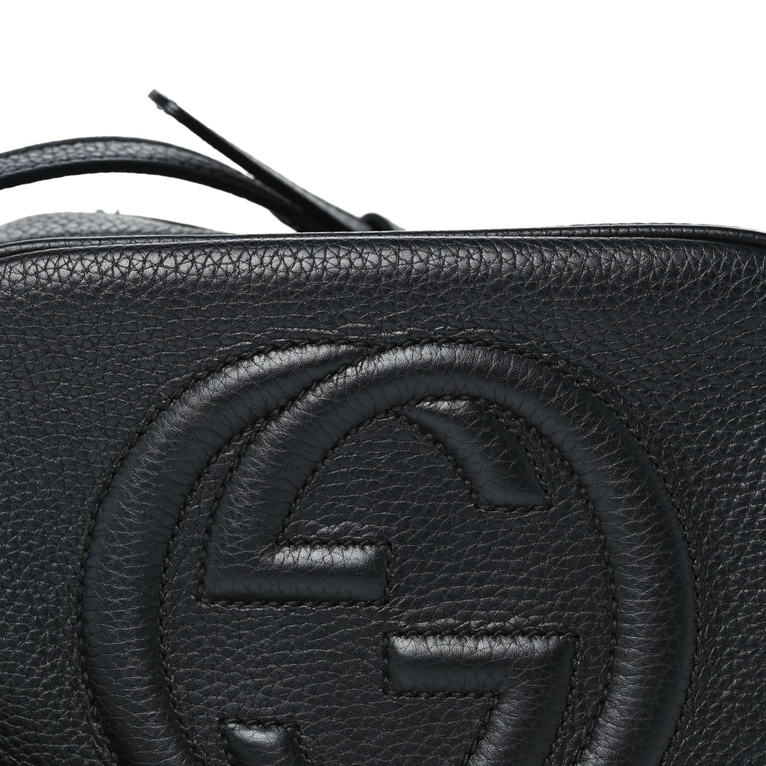 Gucci Pebbled Calfskin Small Soho Disco Bag  Black 7 of 9