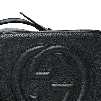 Gucci Pebbled Calfskin Small Soho Disco Bag  Black 7 of 9