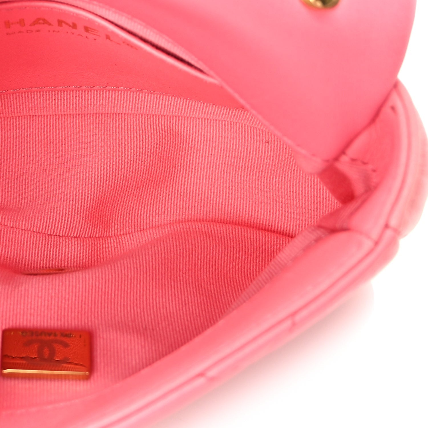 Chanel Lambskin Quilted Mini Funky Town Flap Pink 4 of 9