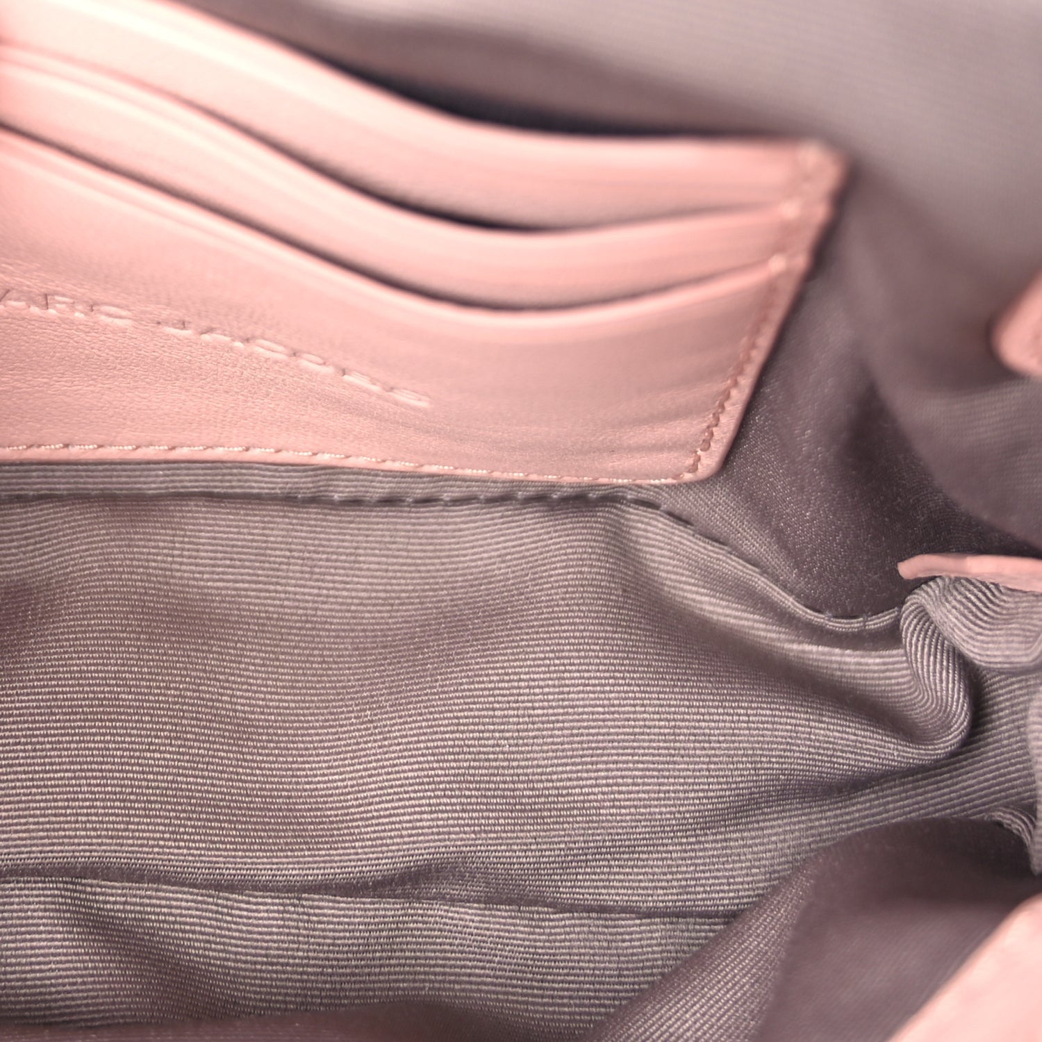 Marc Jacobs Lambskin Quilted Medium J Marc Shoulder Bag Rose 4 of 7
