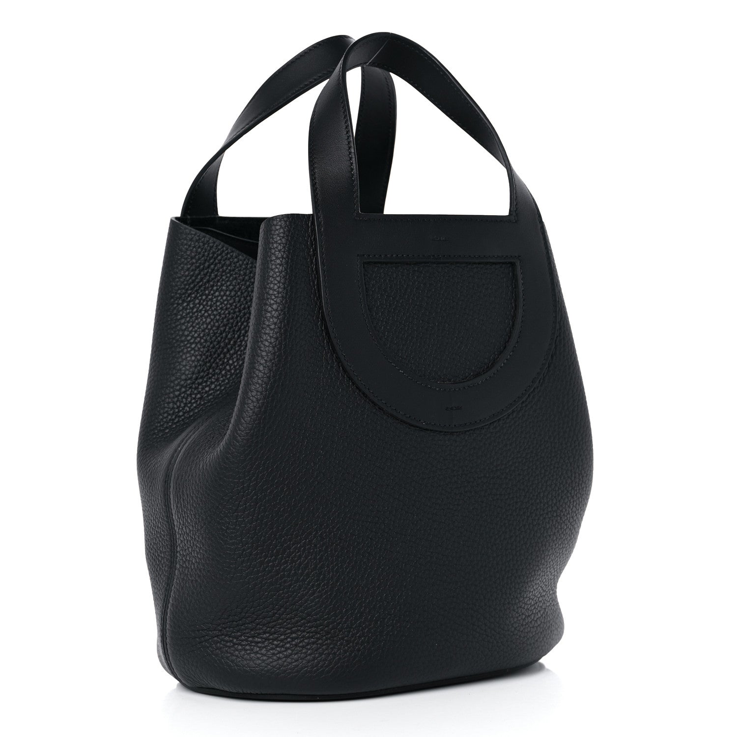 Hermes Taurillon Clemence Swift In-The-Loop 18 Bag Black 3 of 11